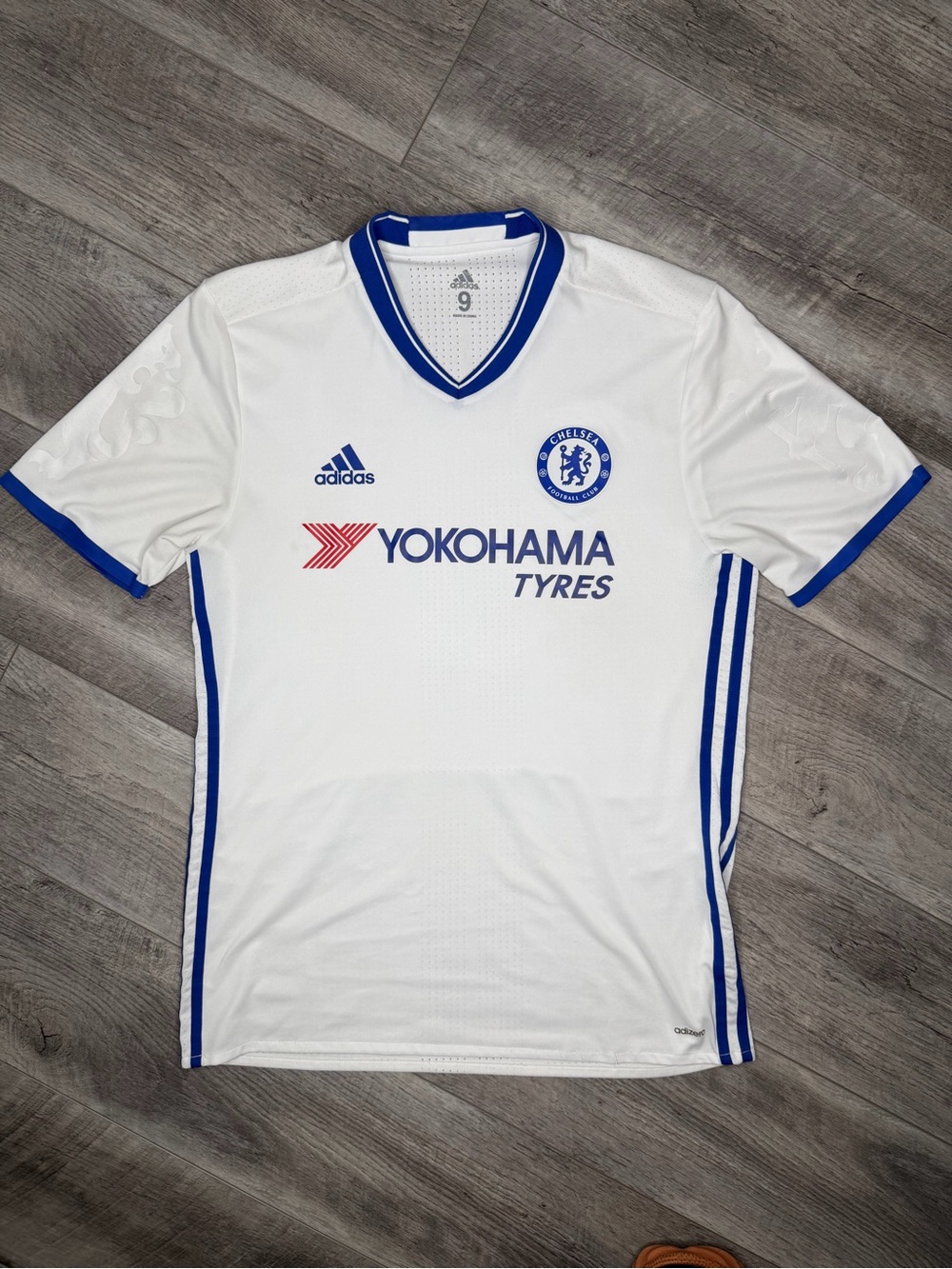 adidas White & Blue Chelsea Men’s Football Jersey